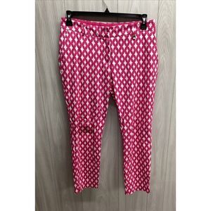 NAUTICA‎ Women's (Size 6) Dressy Pants Cotton Stretch Hook & Eye Diamond Pattern